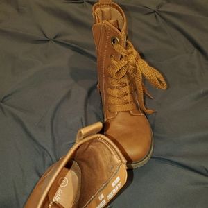 Girls Lace up ankle boots